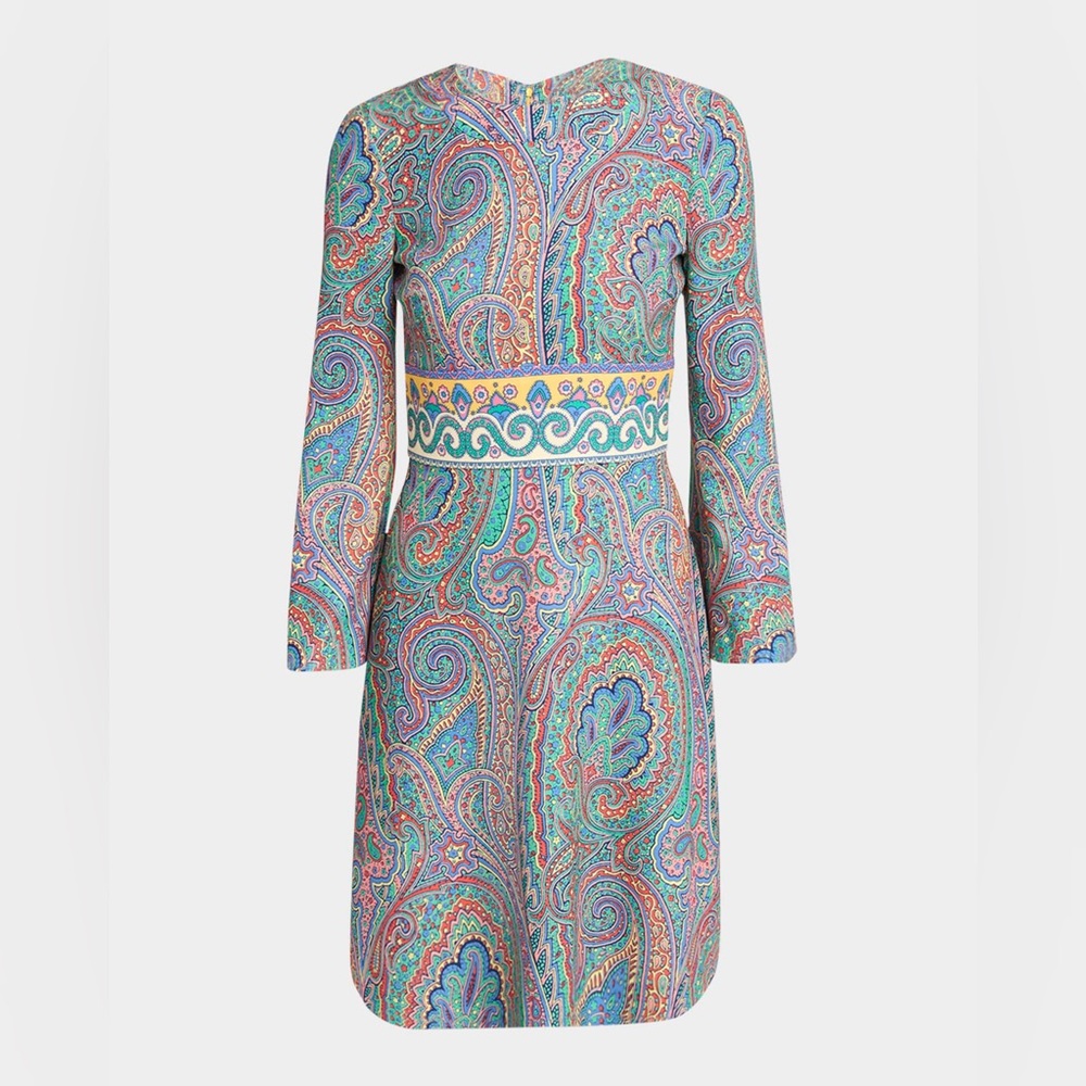Etro Paisley Knee-Length Dress